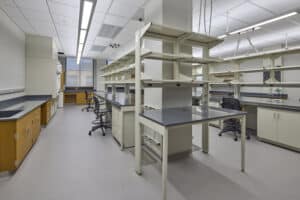Photo of a laboratory featured in Kewaunee Scientific Corporation's Amazing Spaces competition.