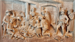 Wood carving