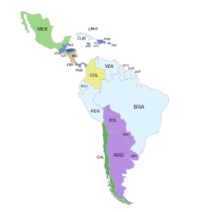 latin american dealer map image